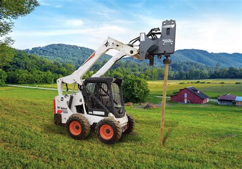 skid steer breaker post driver|skid steer cupped driver.